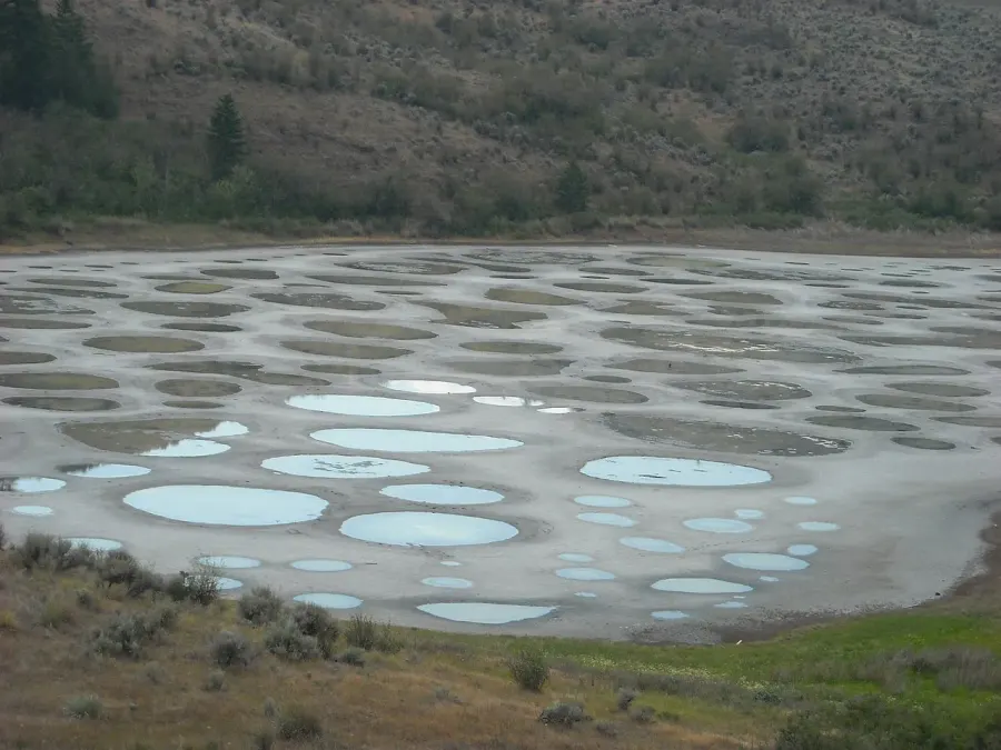 La carte Spotted Lake