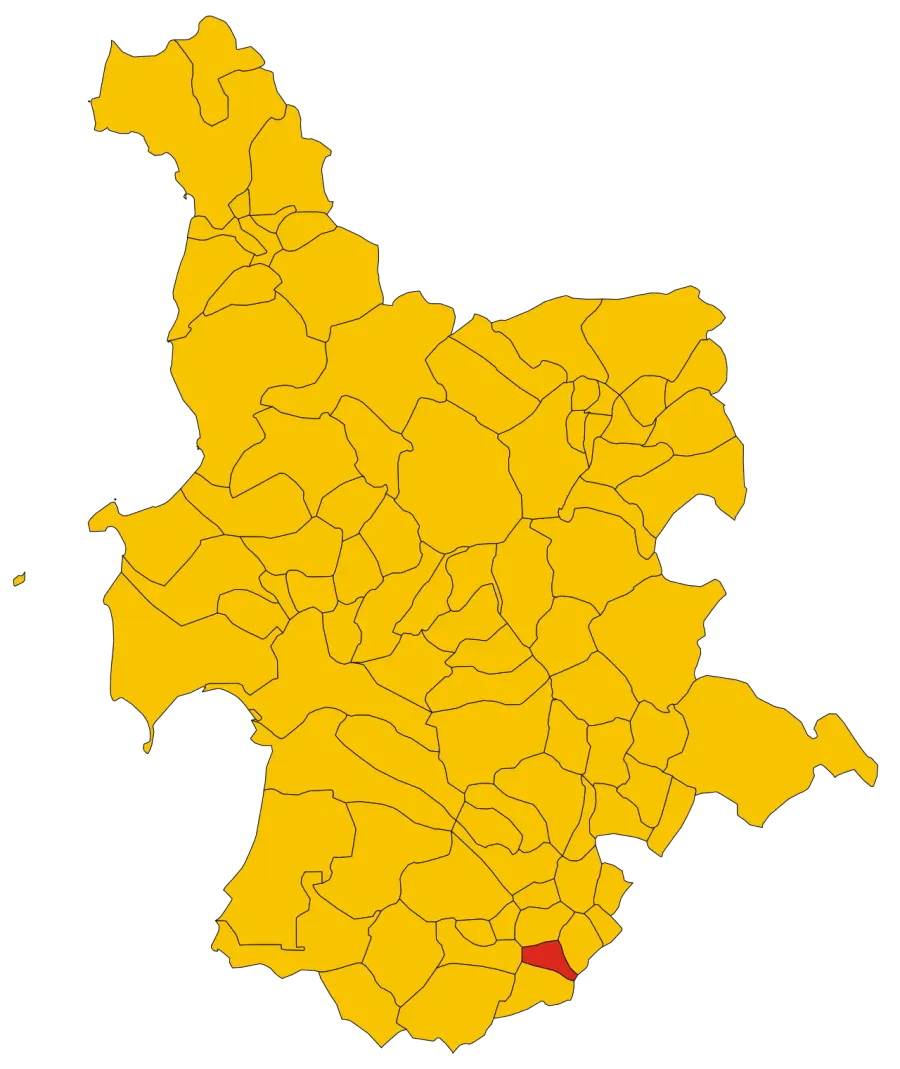 La carte Gonnoscodina