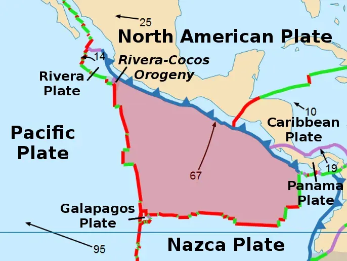 La carte Plaque de Cocos