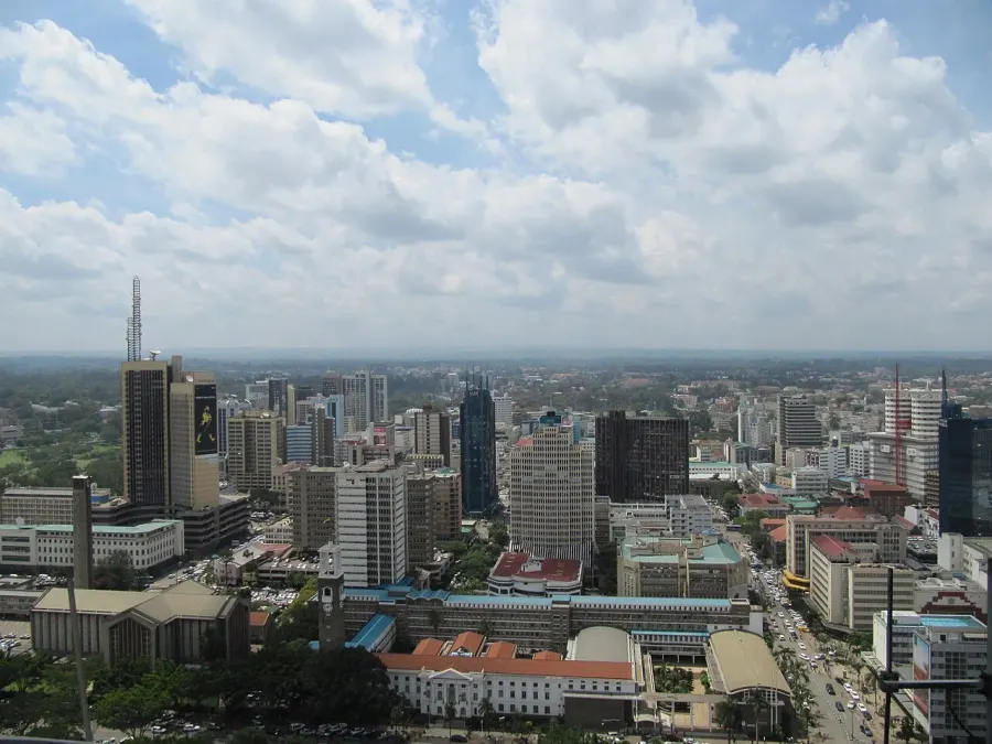 La carte Nairobi