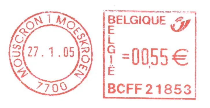 The Postage meter card