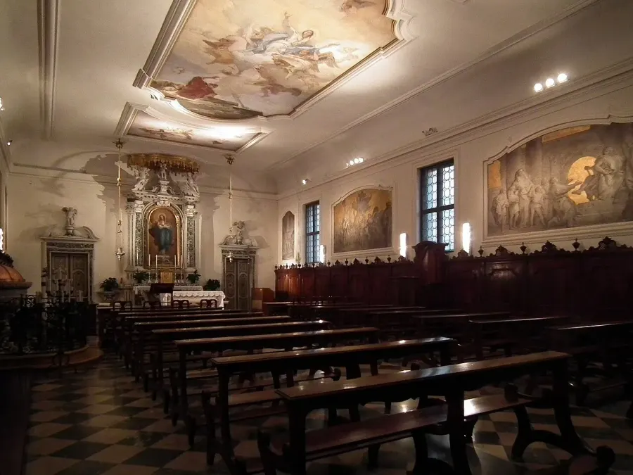 La carte Oratoire de la Pureté d'Udine