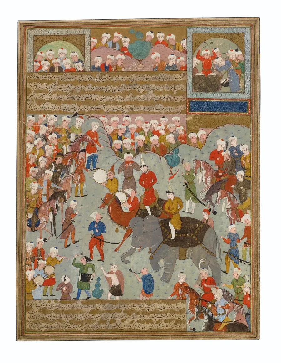 La carte Afchin Khaydar ben Kawus