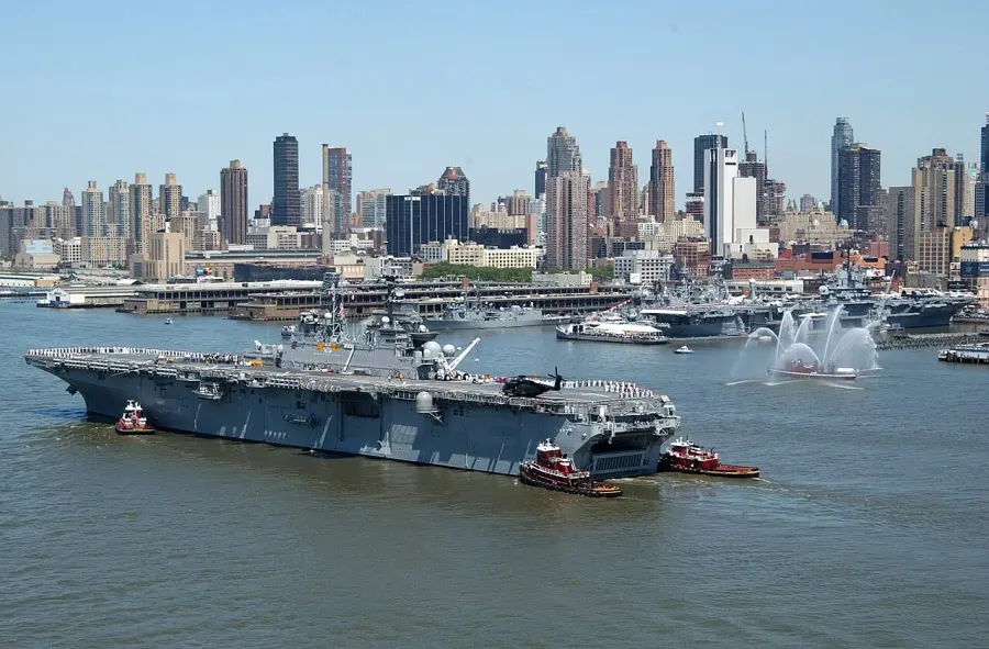 The USS Iwo Jima card