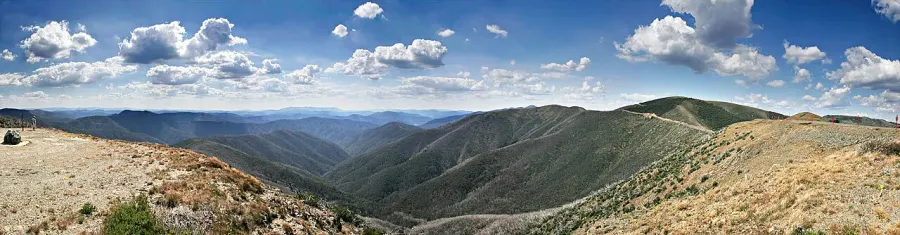 La carte Alpes australiennes