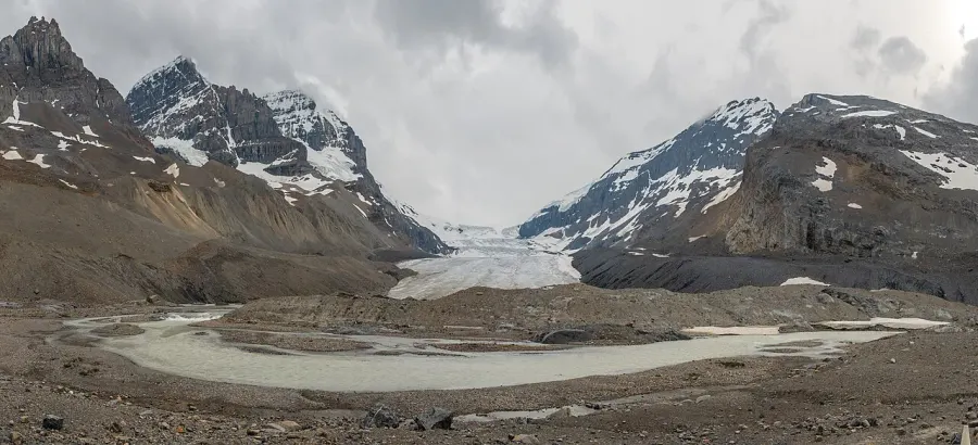 La carte Glacier Athabasca
