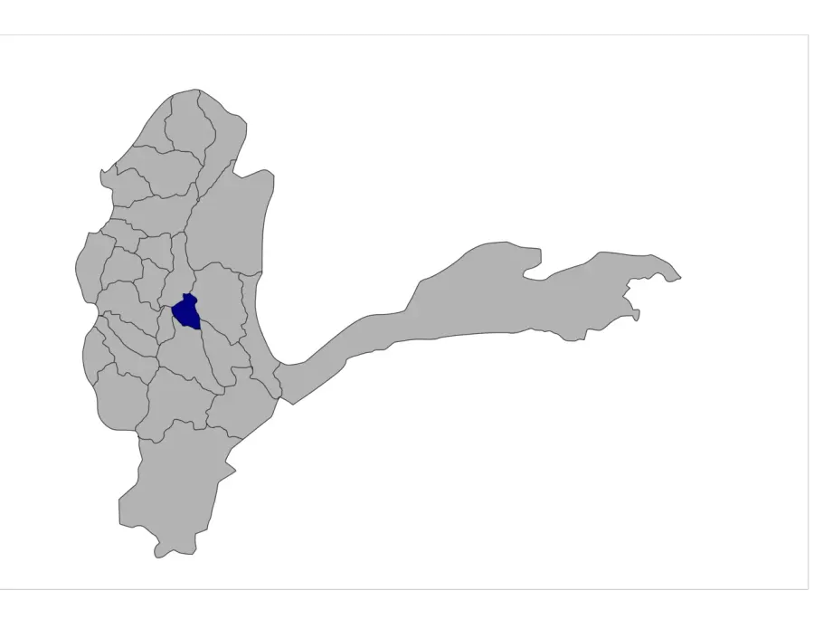 The Baharak District, Badakhshan card
