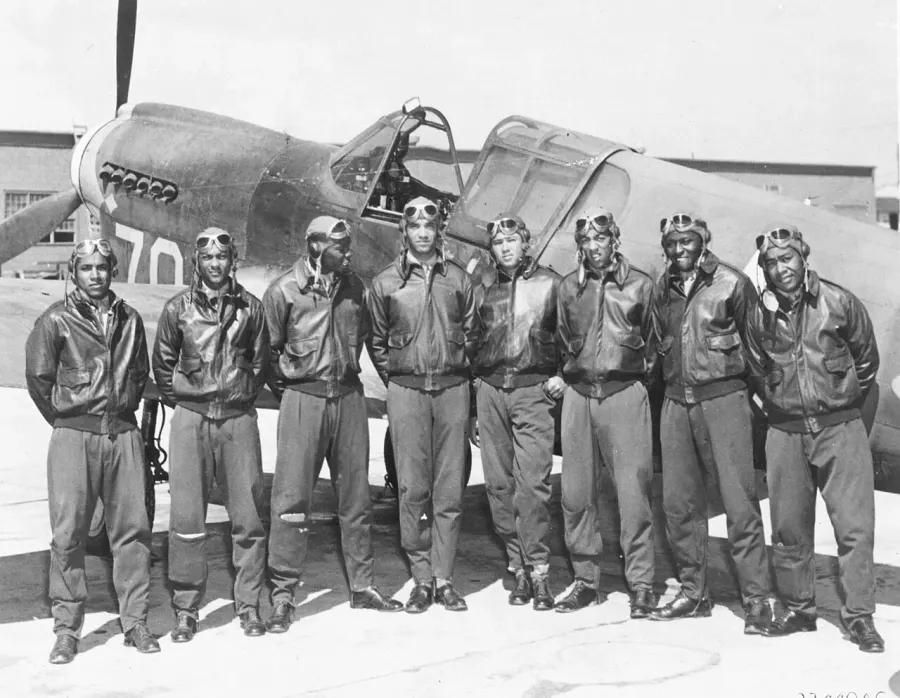 La carte Tuskegee Airmen