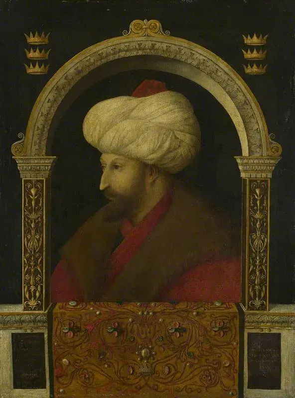 La carte Portrait de Mehmed II