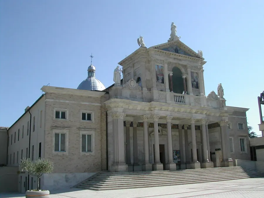 La carte Sanctuaire Saint Gabriel dell'Addolorata