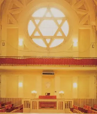 La carte Synagogue de Bologne