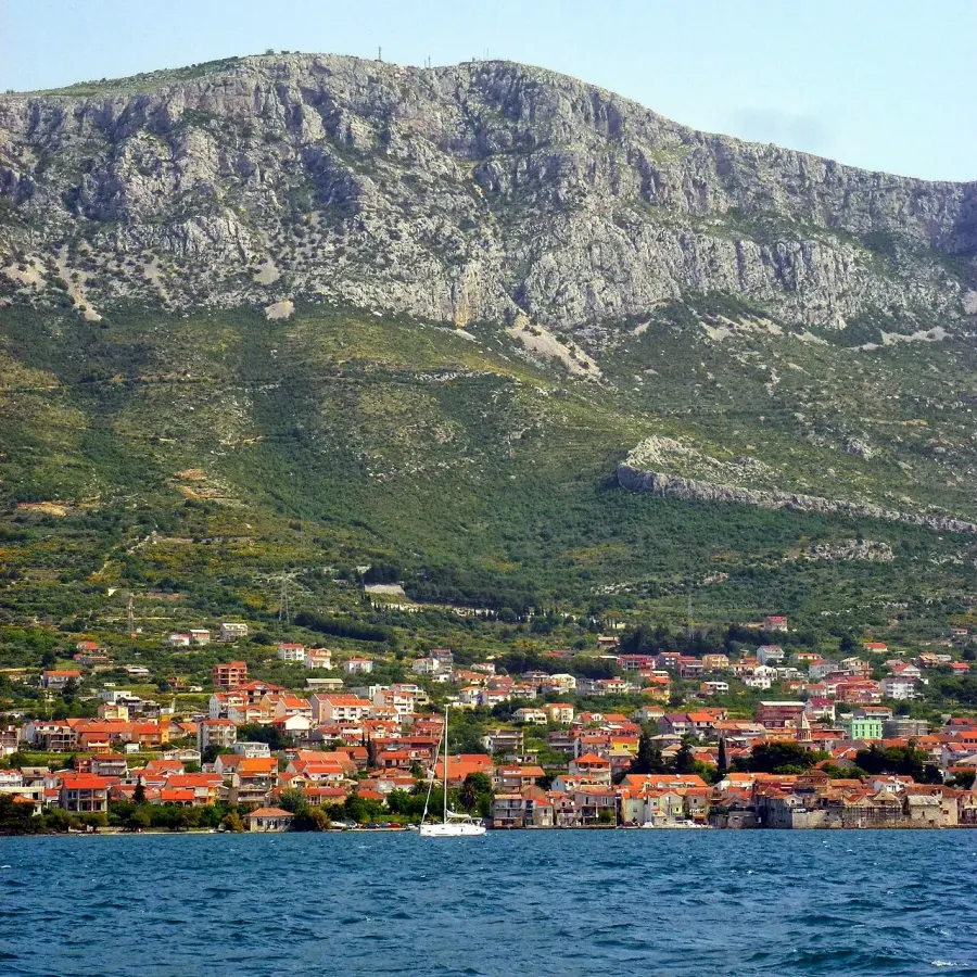 La carte Kaštela