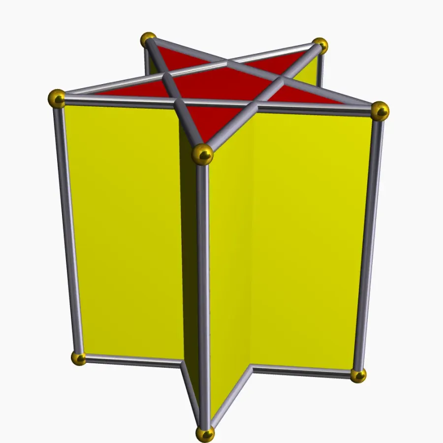 La carte Prisme pentagrammique