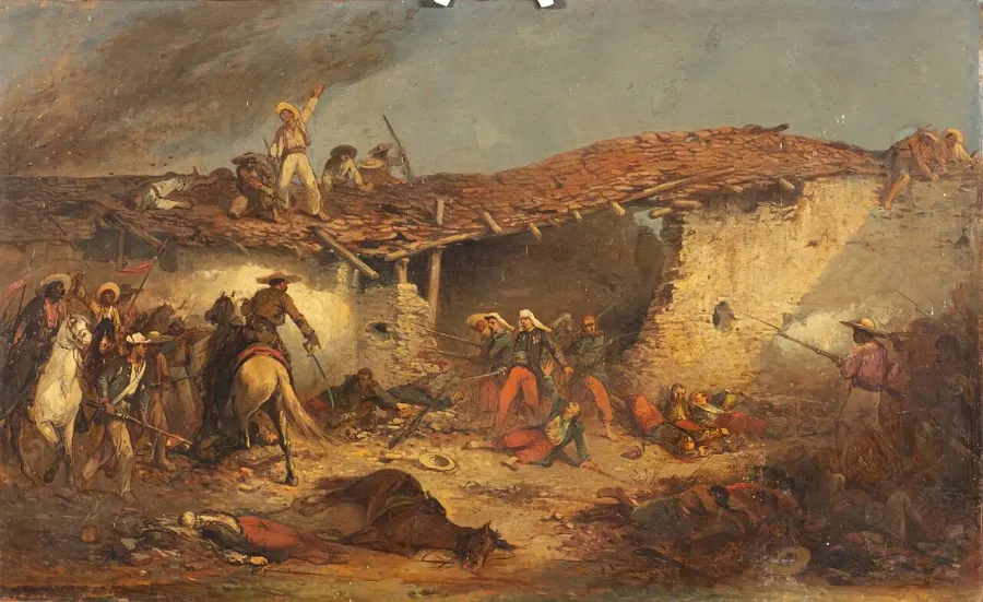 The Battle of Camarón card