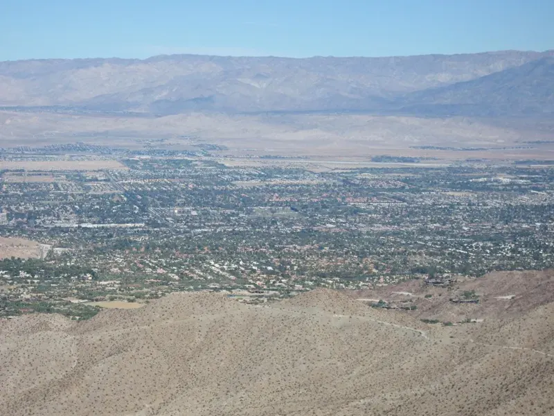 La carte Palm Desert