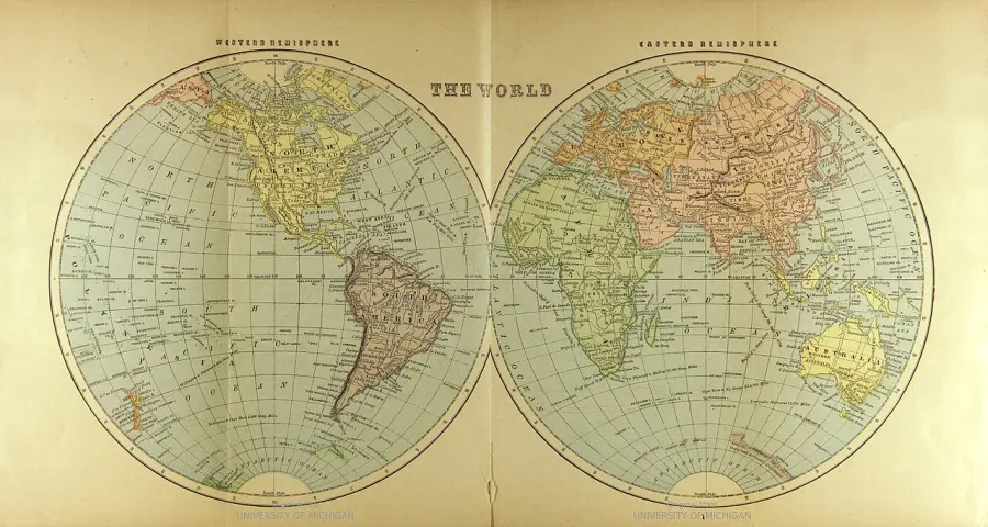 La carte Hémisphère