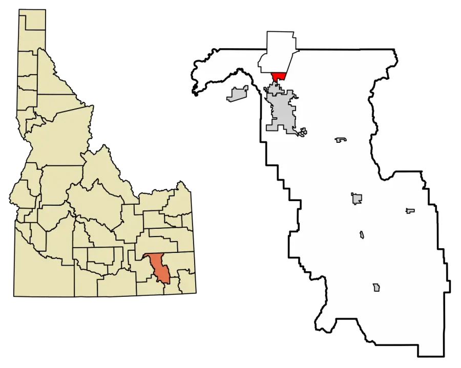 La carte Tyhee