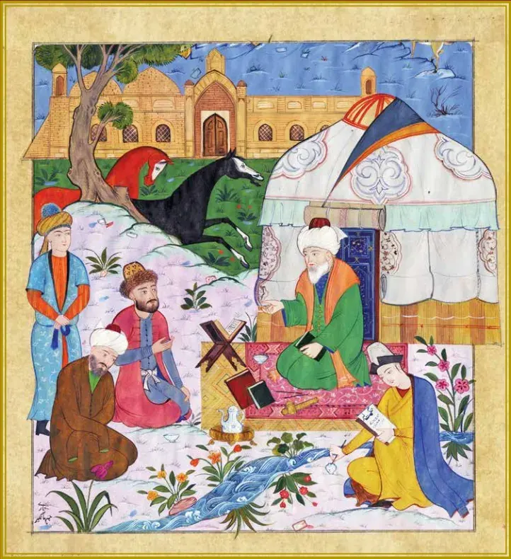 La carte Ahmed Yasavi