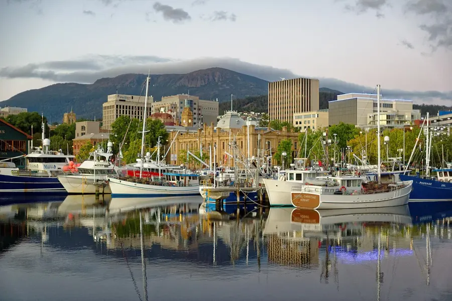 La carte Hobart