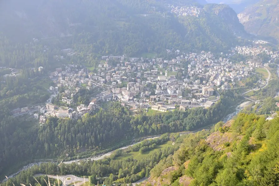 La carte Chiesa in Valmalenco