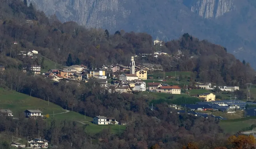 La carte San Gregorio nelle Alpi
