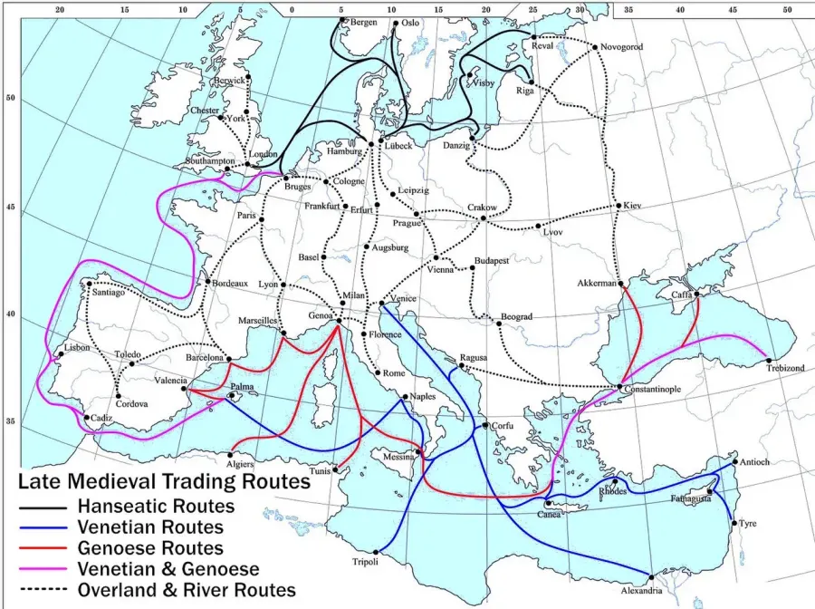 The Trade route card
