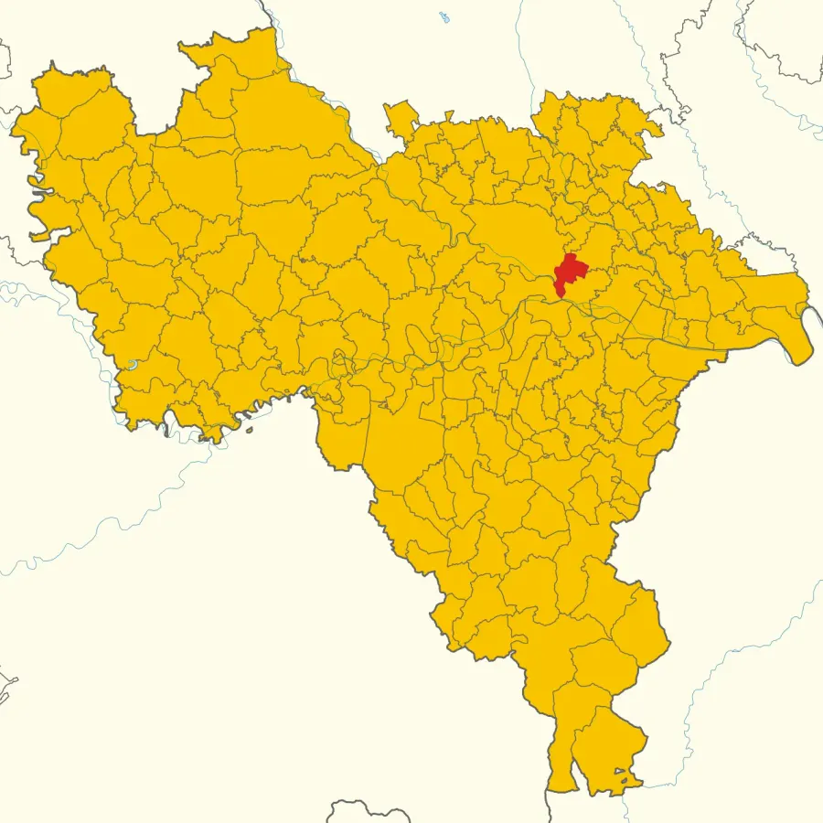 La carte Valle Salimbene