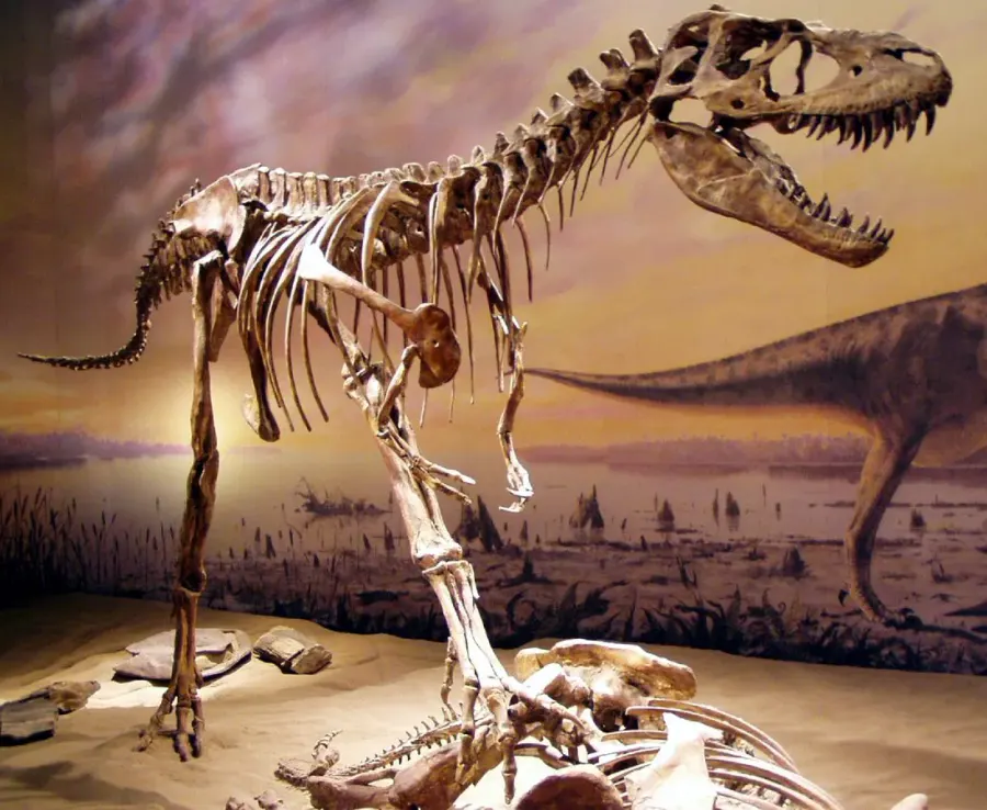 La carte Albertosaurus