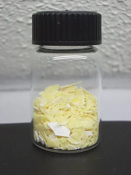 La carte Sulfure de sodium