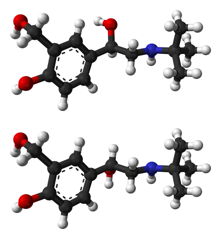 La carte Salbutamol