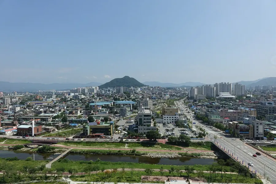 La carte Gangwon