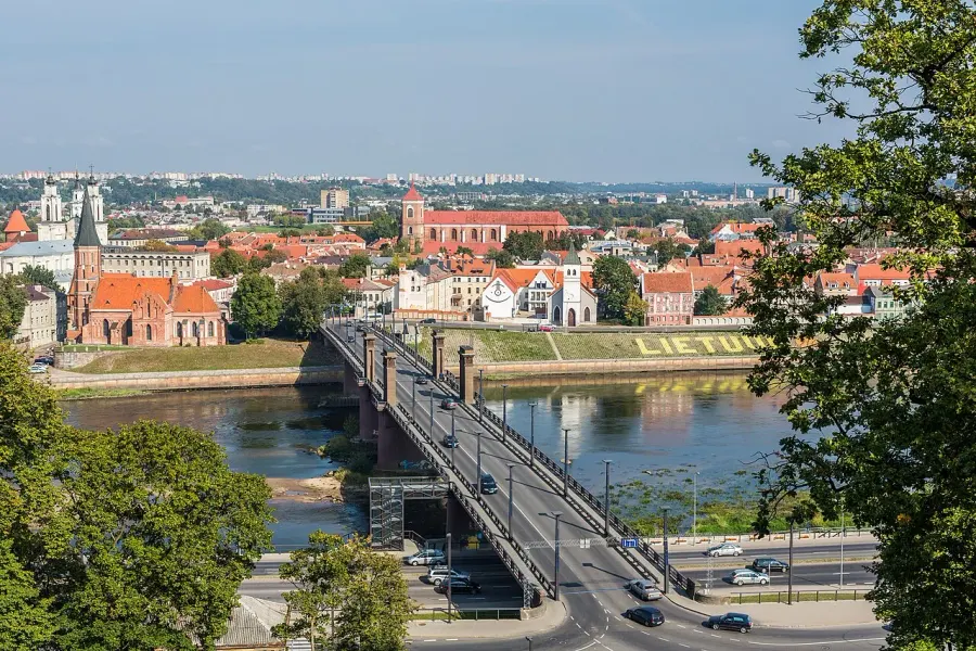 La carte Kaunas
