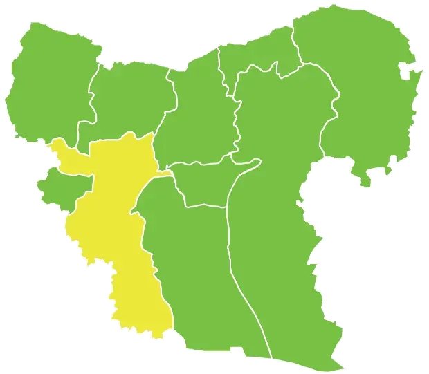 La carte District du Mont Siméon