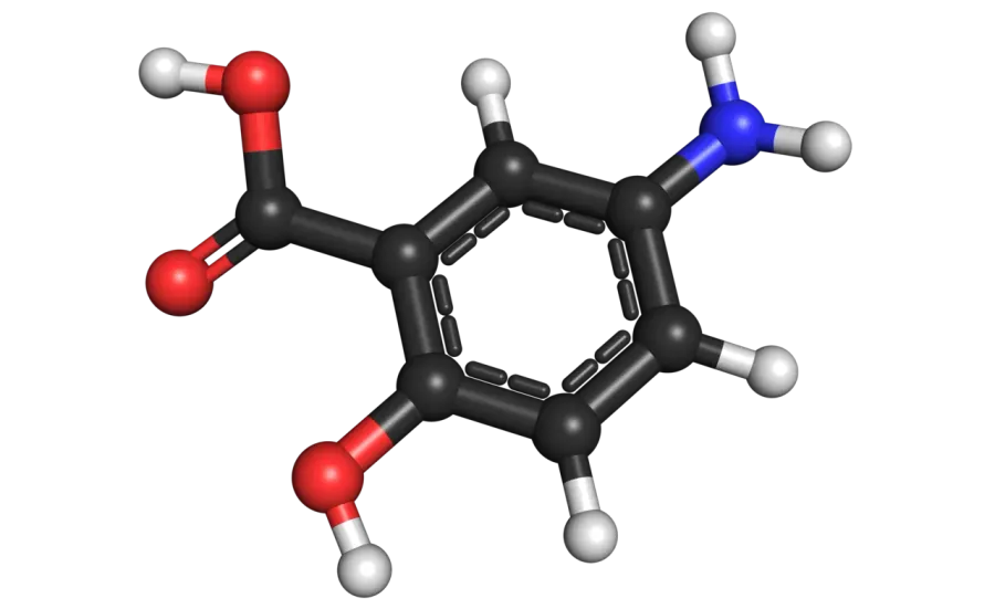 La carte Acide 5-aminosalicylique
