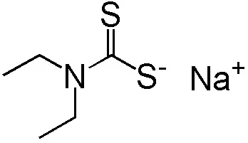 The Sodium diethyldithiocarbamate card