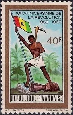 La carte Révolution rwandaise