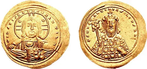 La carte Constantin VIII