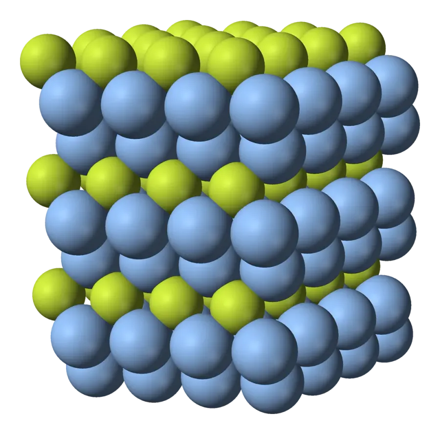 La carte Hémifluorure d'argent