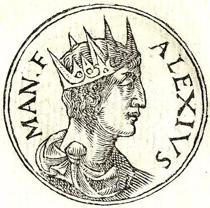 La carte Alexis II Comnène