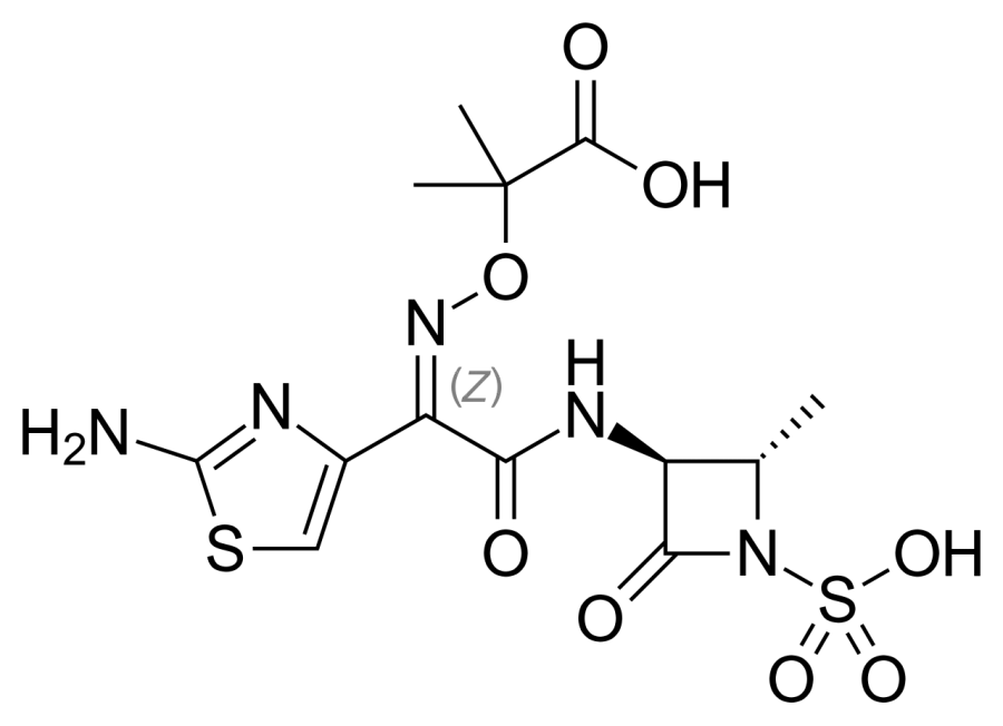 La carte Aztréonam