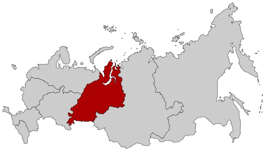 The Ural Federal District card