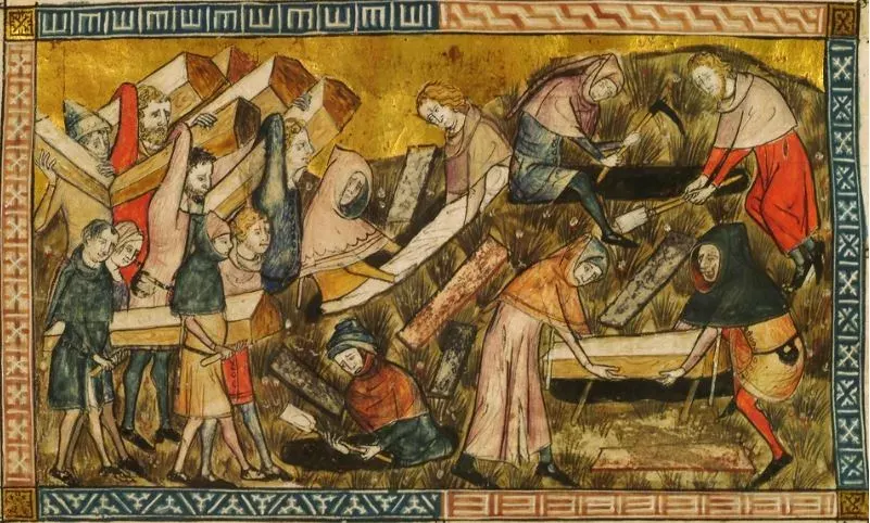 The Black Death card