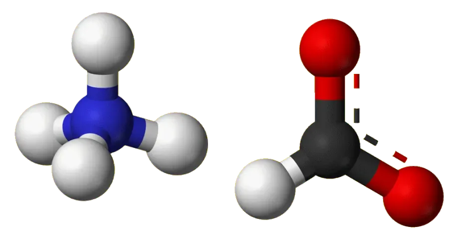 La carte Formiate d'ammonium