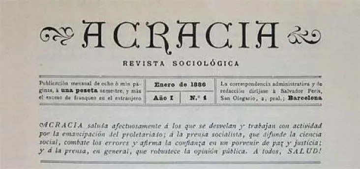 La carte Acratie