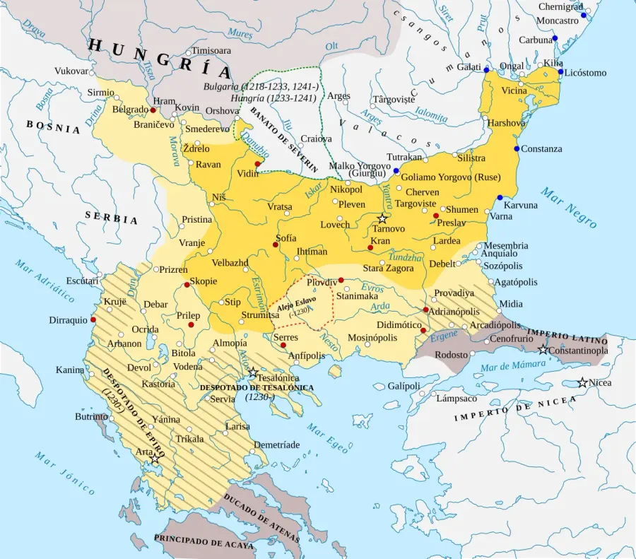 The Second Bulgarian Empire card