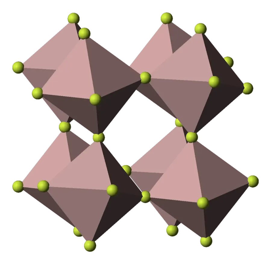 La carte Fluorure de titane(III)