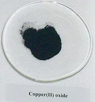 La carte Oxyde de cuivre(II)