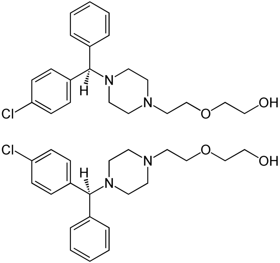 La carte Hydroxyzine