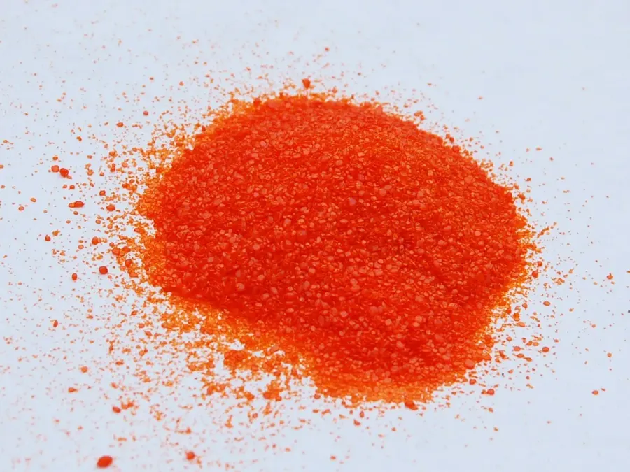 La carte Dichromate d'ammonium