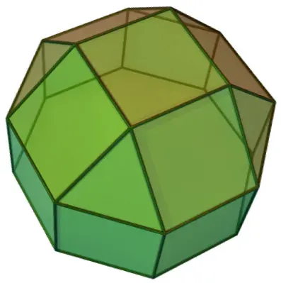 The Elongated square cupola card